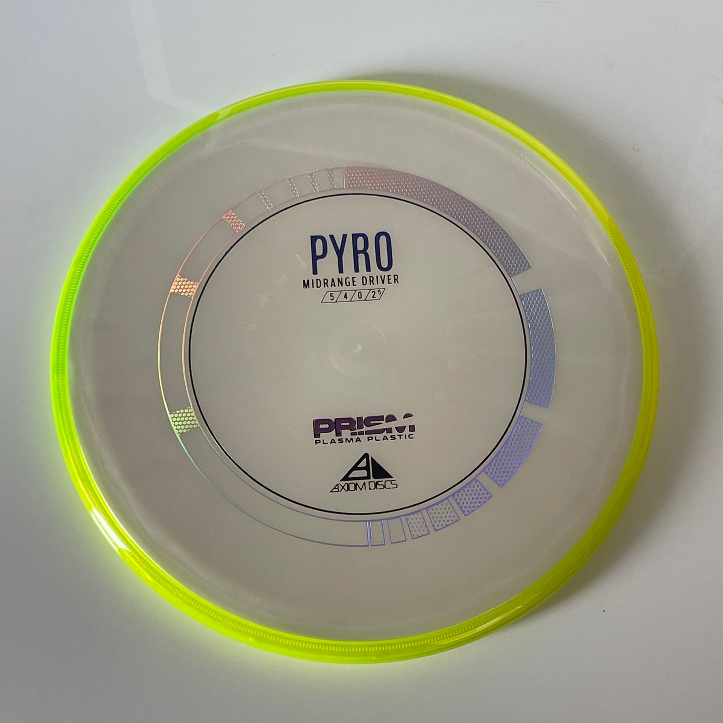 Axiom PYRO • Prism Plasma • Silver • 176 g