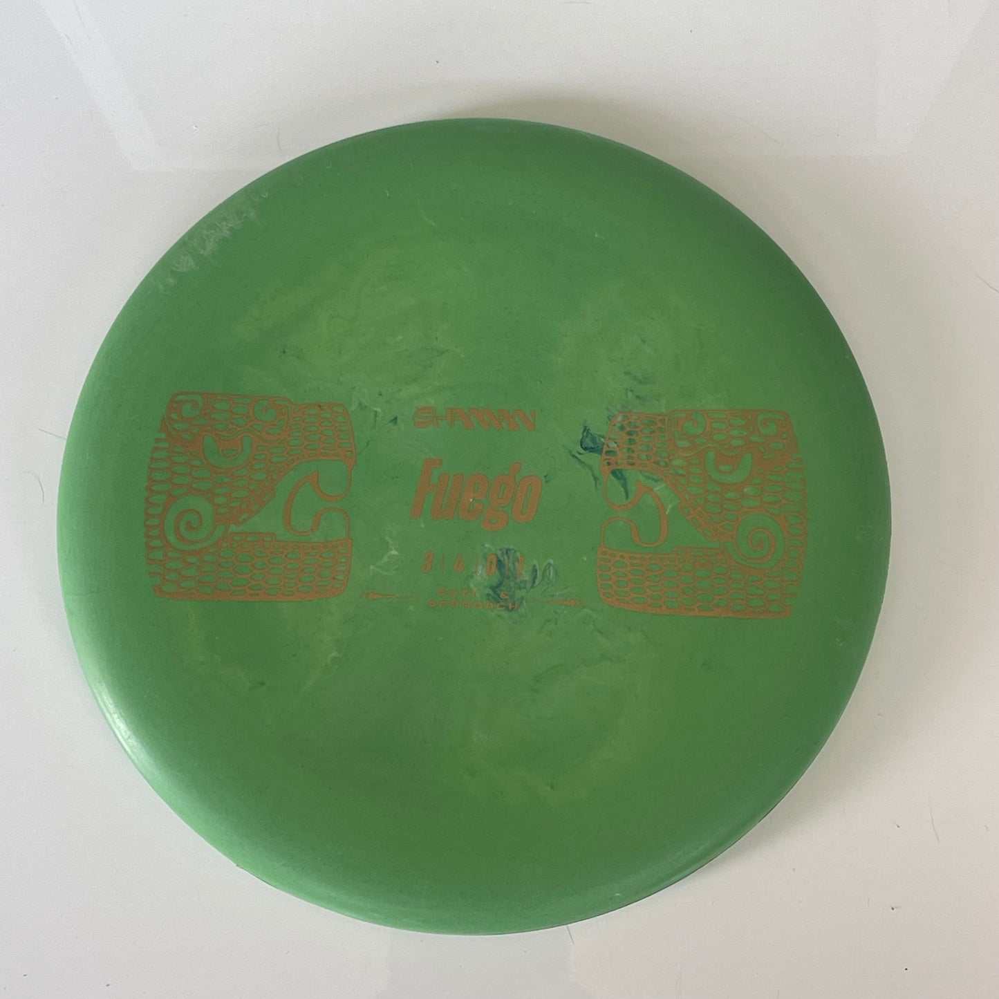 Shaman FUEGO • Green • First ever PDGA-approved disc from Mexico