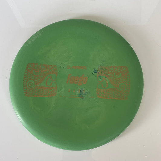 Shaman FUEGO • Green • First ever PDGA-approved disc from Mexico