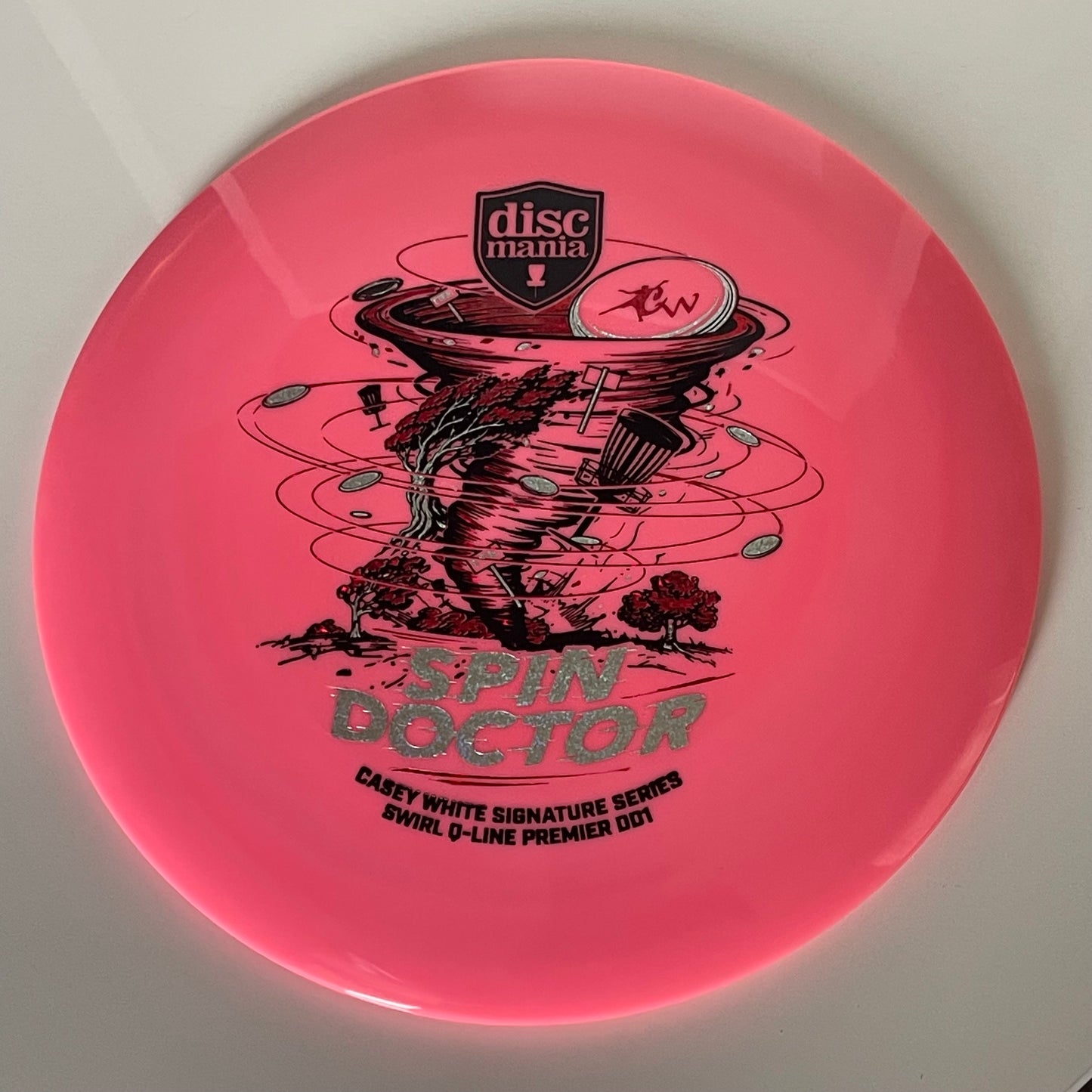Discmania Spin Doctor • Swirl Q-line Premier DD1 • 174 g (Pink)