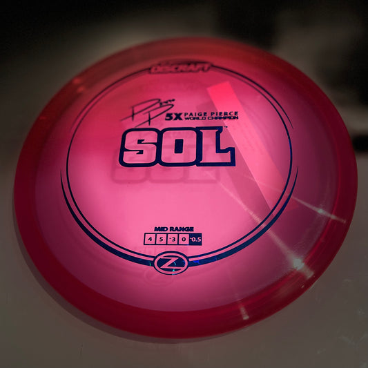 Discraft SOL (Z-Line) Pink - Paige Pierce 5x Signature Series