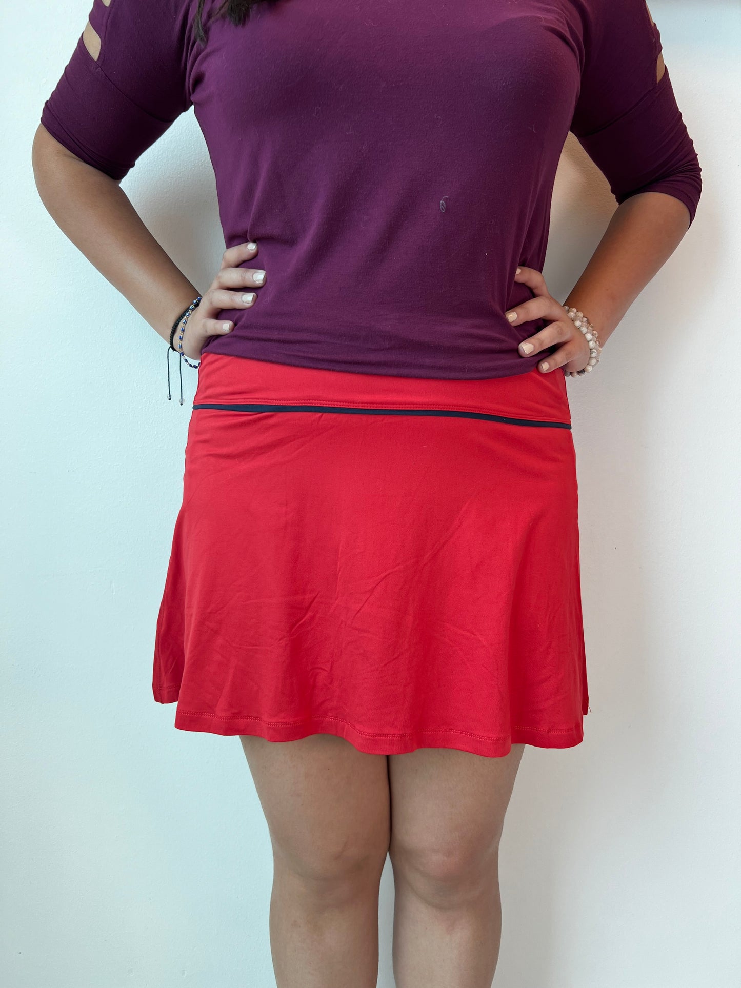 Falda deportiva - dos colores.